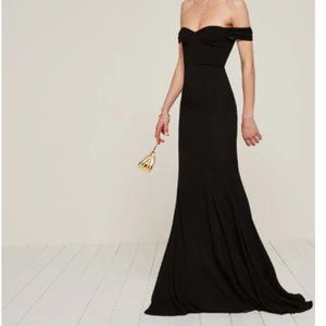 Reformation Gardner Dress Black